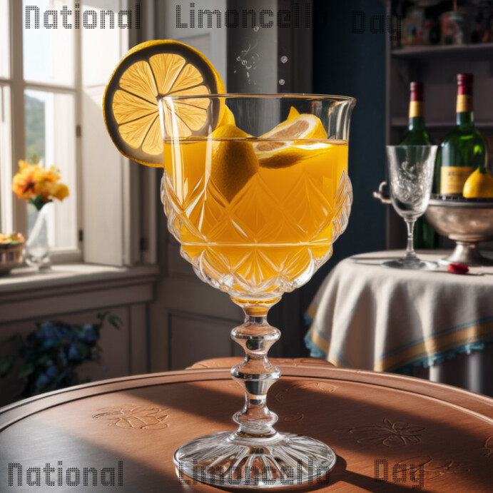 Illustrative National Limoncello Day Instagra Publicação no Instagram template