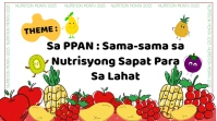 Illustrative Nutrition Month Digital Display (16:9) template