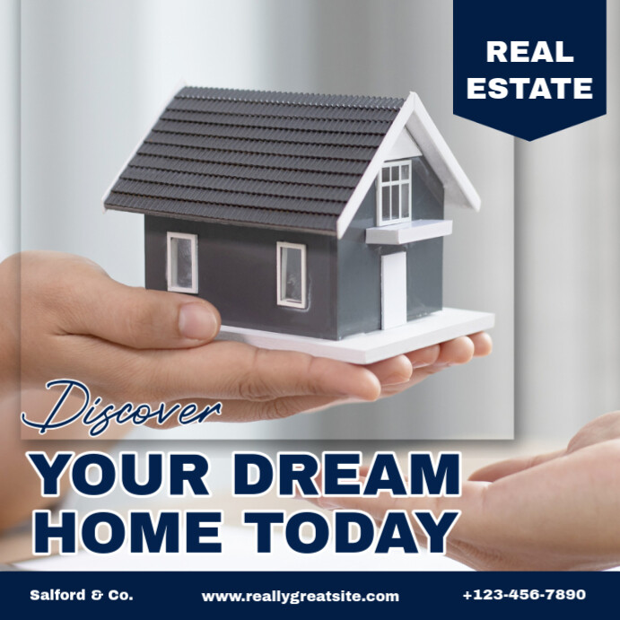Copy of Illustrative Real Estate Home Instagram Post | PosterMyWall