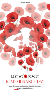 Illustrative Remembrance Day Instagram Story template