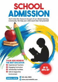 Illustrative School Admission A2 template