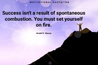 Illustrative Success Qoutation Label Etykieta template