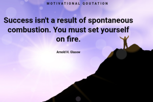 Illustrative Success Qoutation Label Etykieta template