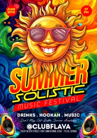 Illustrative Summer Solistic A5 template