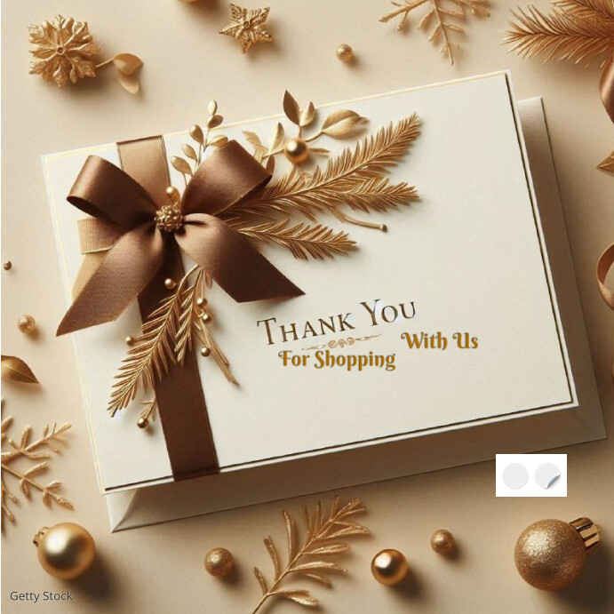 Illustrative Thank You Card Instagram Post Template | PosterMyWall