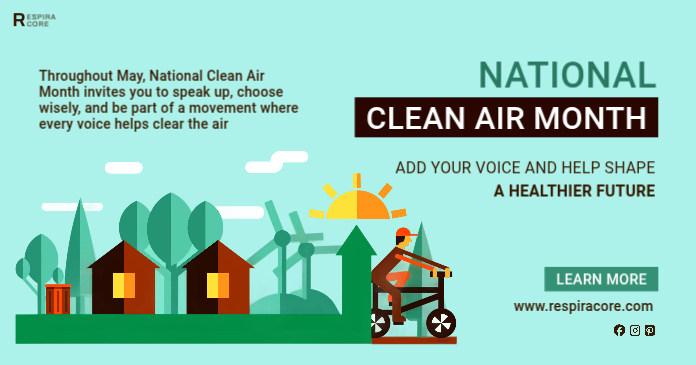 Illustrative Typographic Clean Air Template | PosterMyWall