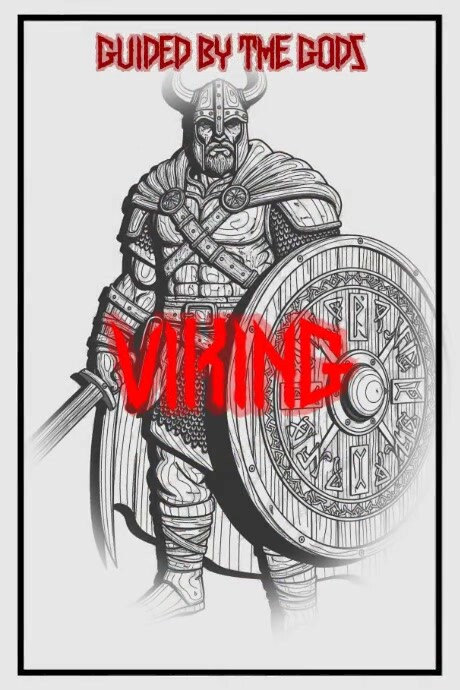 Illustrative Viking Knight Poster Iphosta template