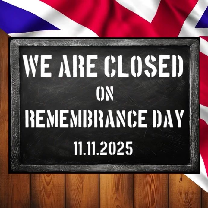 Illustrative We Are Closed On Remembrance Day Instagram Post Template ...