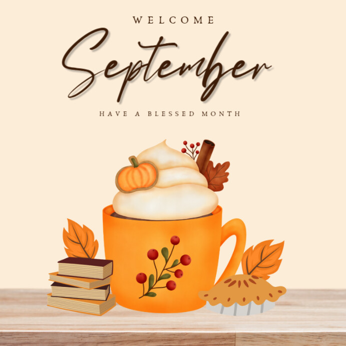 Copy of Illustrative Welcome September Instagram Post 2025 | PosterMyWall