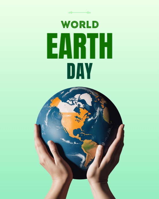 Copy of Illustrative World Earth Day Poster Flyer Banner 22 April Happy ...