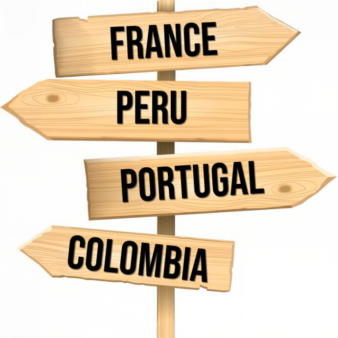 Copy of Illustrative World Traveler's Sign Post Instagram Post ...