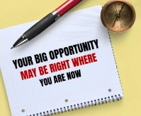 Illustrative Yellow Background Typography Inspirational Quote  Medium Rectangle 中矩形广告 template
