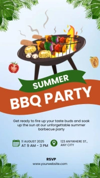 Ilustratif Summer Bbq Party Instagram Story template