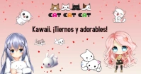 Ilustrativo Kawaii. ¡tiernos Y Adorables!:  Imagen Compartida En Facebook template