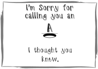 Im sorry for calling you an Postcard template