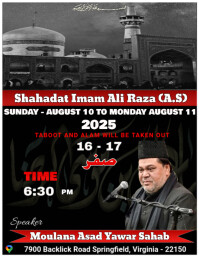 Imam Ali Raza (A.S) Flyer (US Letter) template