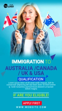 Immigration Banner Instagram Story template