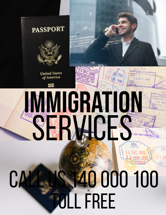 IMMIGRATION POSTER/FLYER Template | PosterMyWall