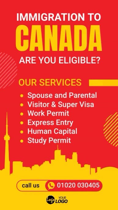 Immigration Service Banner Ad Template | PosterMyWall