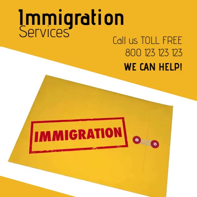 Immigration Design Copy of Immigration Services | PosterMyWall