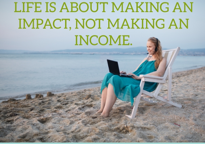 Individual Income Quotes IMPACT AND INCOME QUOTE TEMPLATE | PosterMyWall