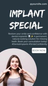 implant special Rolka Instagram template