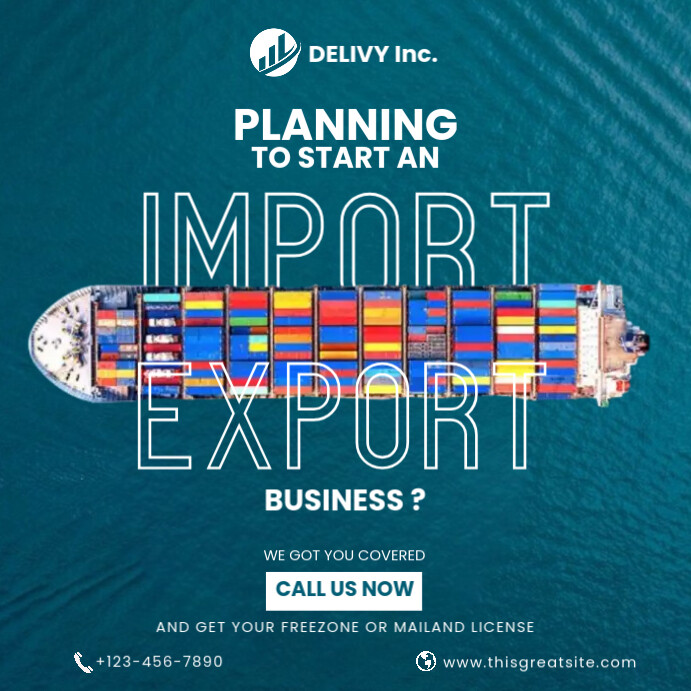 Import and Export Design template | PosterMyWall