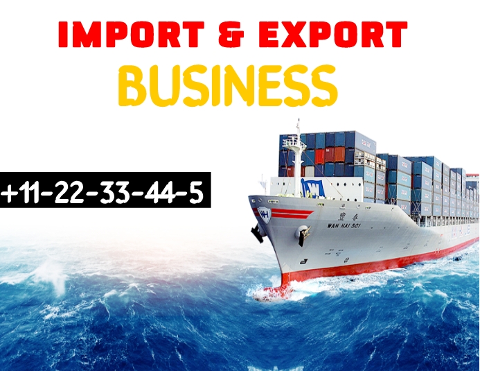 IMPORT EXPORT business Template | PosterMyWall