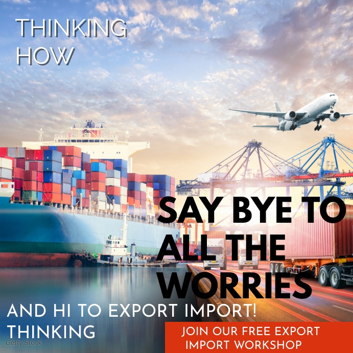 Import export business poster Template | PosterMyWall