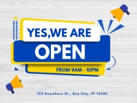 Important Announcement,coming soon,corporate Yard Sign template