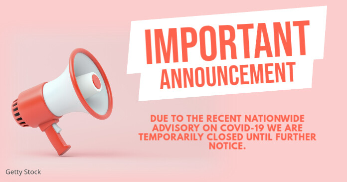 Important Announcement By Megaphone Customers Image partagée Facebook template