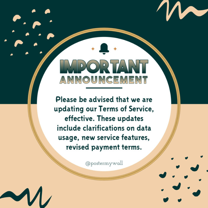 Important Announcement Template | PosterMyWall