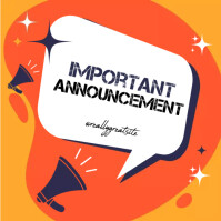Important Announcement Template | PosterMyWall