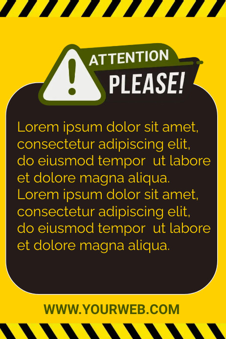 Copy of Important announcement poster | PosterMyWall