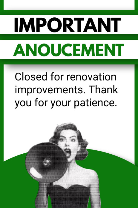 Important announcement poster Template | PosterMyWall