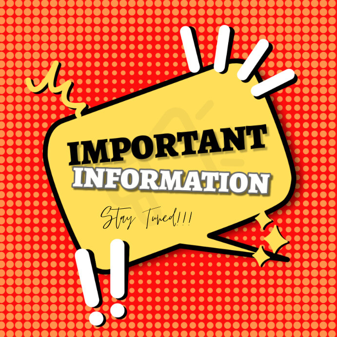 Important Information Template PosterMyWall Important Information Template PosterMyWall