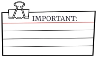 Important mini notes Tag template