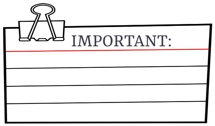 Important Note Clipart
