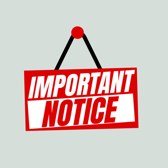 Important notice Template | PosterMyWall