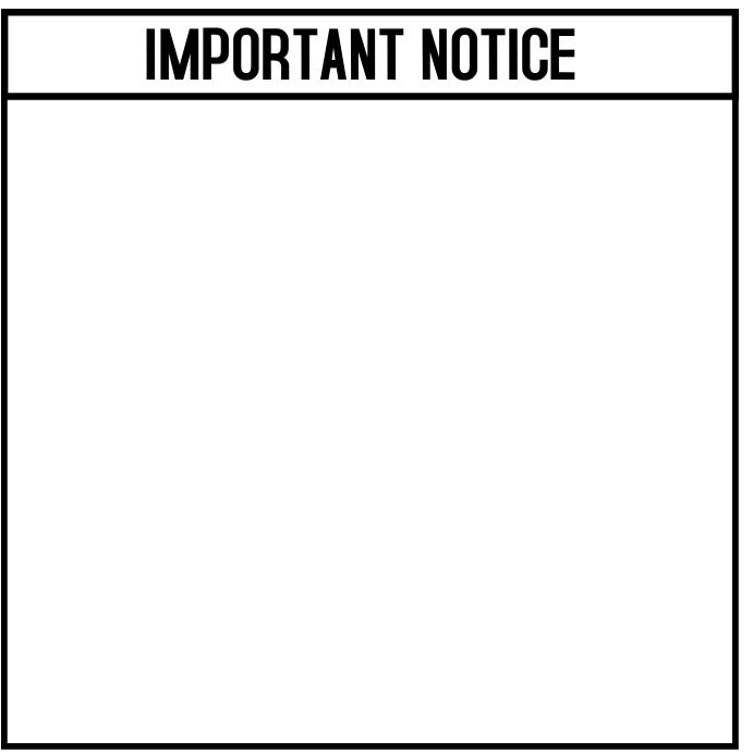 Copy of important notice | PosterMyWall