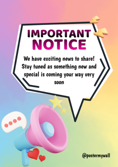 Important Notice Computer Important Notice Template | PosterMyWall