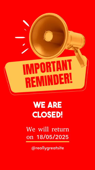 Important Reminder Template | PosterMyWall