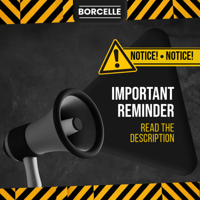 important reminder template | PosterMyWall