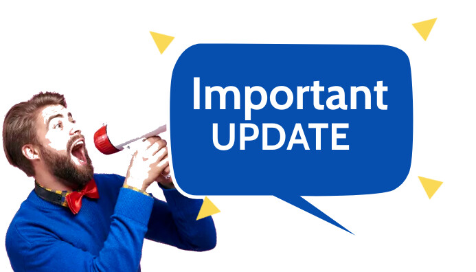 Important update business card template | PosterMyWall