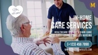 In-Home Care Services Video Ad Digital Display (16:9) template