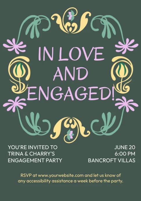 Copy of In Love and Engage | PosterMyWall