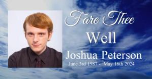 In Loving Memory — Elegant Funeral Memorial Poster  Facebook Shared Image Video template