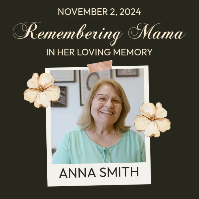 In Loving Memory Ads Template | PosterMyWall