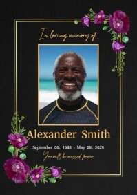In Memory Adverts In Loving Memories Ads Template | PosterMyWall