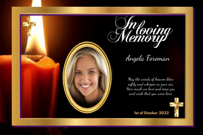 In Loving Memory Template | PosterMyWall